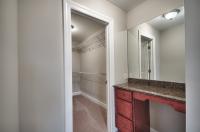 dressing area and walk-in closet